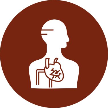 İnsan gövdesi simgesinin vektör illüstrasyonu