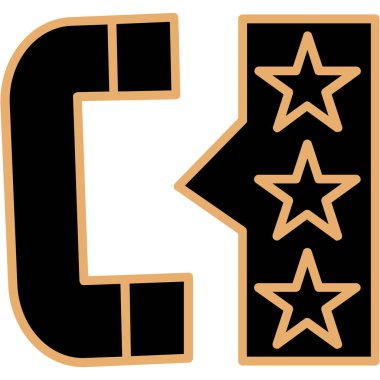 vektör çizgi film yazı tipi. harf.