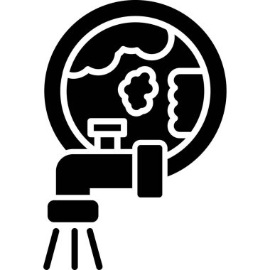 harita, konum ve konum vektör illüstrasyon simgesi