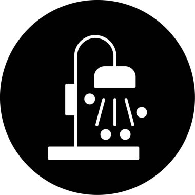 Su musluğu ikonu vektör illüstrasyonu