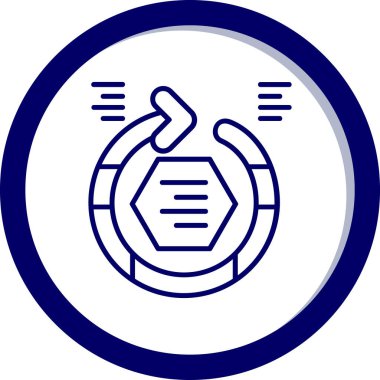 Araba simgesinin vektör illüstrasyonu