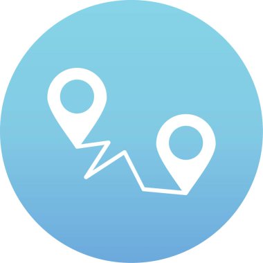 Konum simgesinin vektör illüstrasyonu