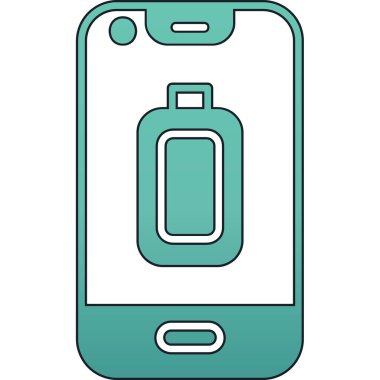 cep telefonu vektör simgesi modern basit vektör çizimi