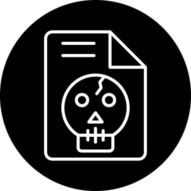 Kafatasının vektör simgesi