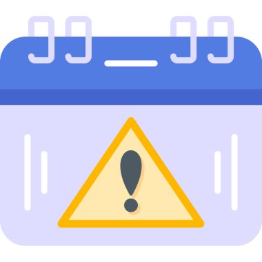 tehlike uyarısı simgesi düz biçimli