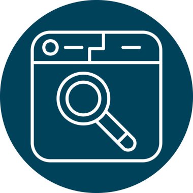 seo modern simgesinin vektör illüstrasyonu