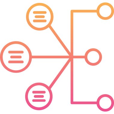 bağlantı bağlantı simgesi ana hat biçiminde