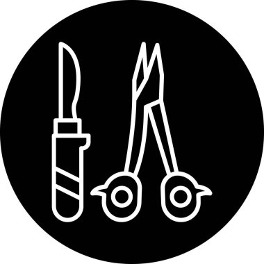 Modern simgenin vektör illüstrasyonu