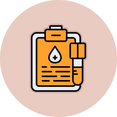 Kan torbası vektör dizaynlı pano