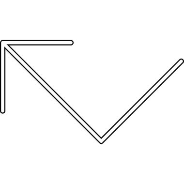 Ok simgesi. imleç simgesi, navigasyon simgesi, sembol