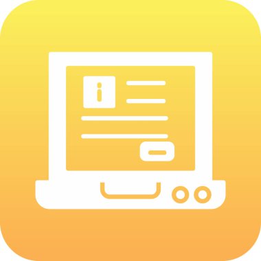 bilgisayar simgesi, vektör illüstrasyonu