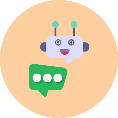 Konuş. Web simgesi basit tasarım