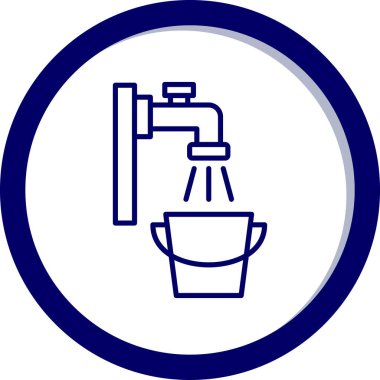 duş banyosu taslak biçimi simgesi