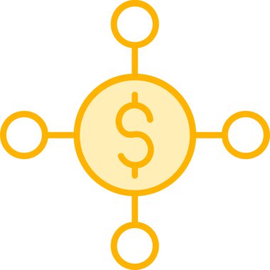 ağ paylaşım simgesi çizimi