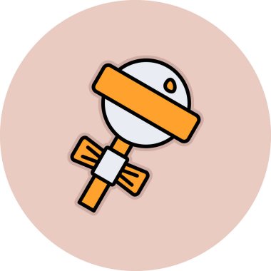 Bir oyuncağın karikatür simgesinin vektör çizimi