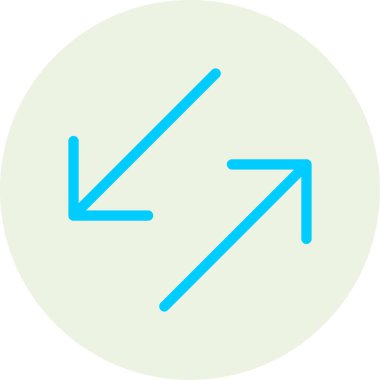 Vektör simge ok sağ yuvarlak