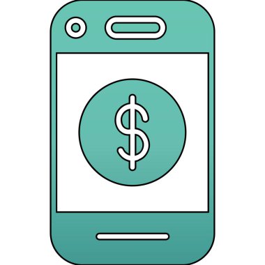 dolar işareti ile Smartphone