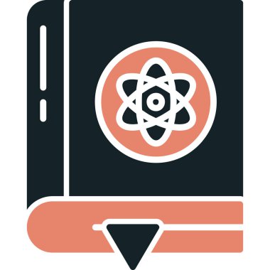 atom simgesi vektör illüstrasyonu