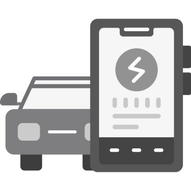 araba paylaşım vektör çizgisi simgesi, işaret, illüstrasyon, arkaplan