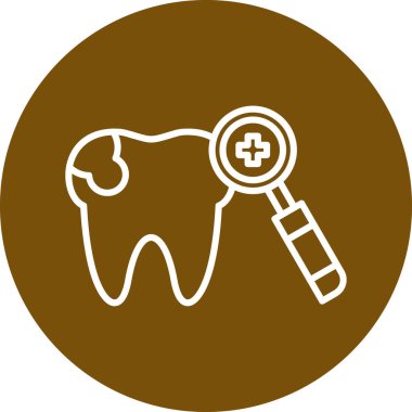 Modern b 'nin vektör illüstrasyonu diş ikonundan yoksun