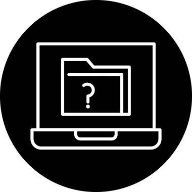 Bilgisayar. Web simgesi basit illüstrasyon