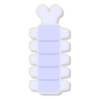 Çizgi film simgesinin vektör illüstrasyonu