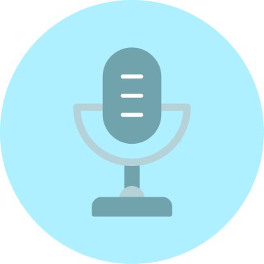 Radyo. Web simgesi basit illüstrasyon