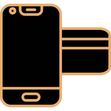 akıllı telefon simgesi vektör illüstrasyonu