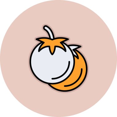 Tatlı balkabağı çizgi filminin vektör çizimi