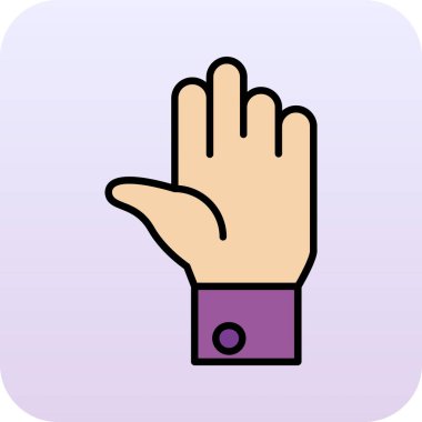 Bir el hareketi ile insan avucu.