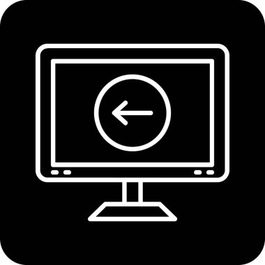 Modern simgenin vektör illüstrasyonu