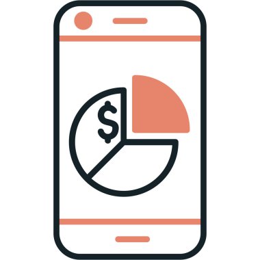 mobil simge vektör illüstrasyonu