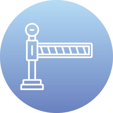 Dikenli. Web simgesi basit illüstrasyon