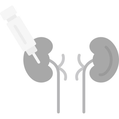 Bir çocuk teleskobu ikonu ile izole edilmiş insan kanı damlası.