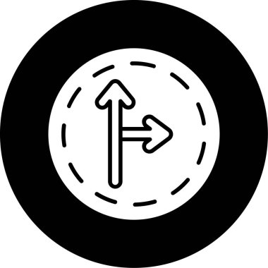 ok simgesi vektör illüstrasyonu