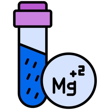 Bir kimyasal testin vektör çizimi