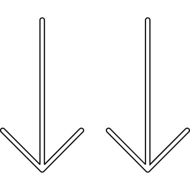 Beyaz arkaplanda izole edilmiş ok kümeleri