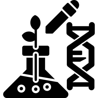 DNA mikroskop simgesi, özet biçimi