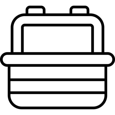 Pil. Web simgesi basit illüstrasyon