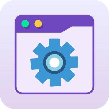 dişli ayarlama vektör simgesi