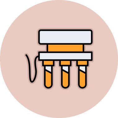 fırça. Web simgesi basit illüstrasyon