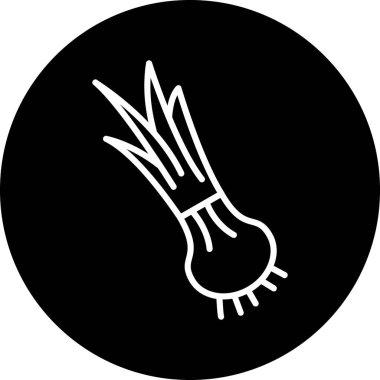 Bir kuş simgesinin vektör illüstrasyonu