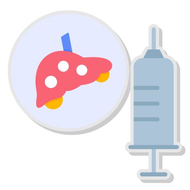 Tıbbi bir simgenin vektör illüstrasyonu
