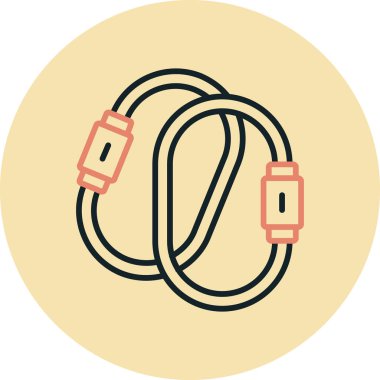 İp atlama. Basit illüstrasyon