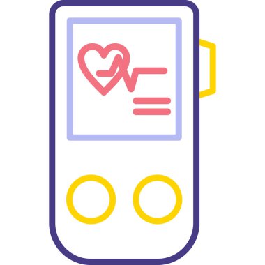 cep telefonu simgesi. Web için cep telefonu vektör simgelerinin basit çizimi