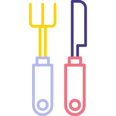 Tornavida. Web simgesi basit illüstrasyon