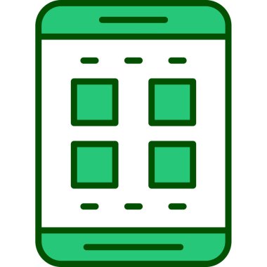 Hesap makinesi simgesi. Taslak hesap makinesi vektör simgesi. renk düz izole