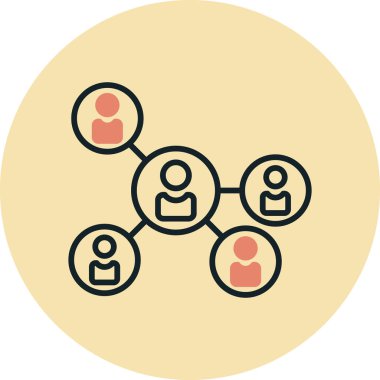 İnsan simgesinin vektör illüstrasyonu