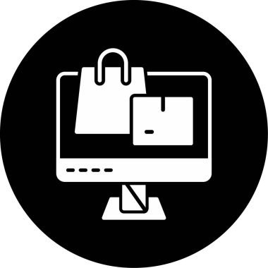 alışveriş poşeti vektör simgesi