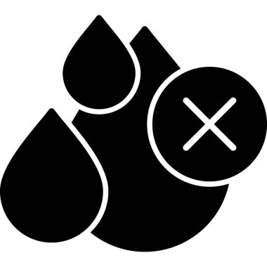 Kan damlası. Basit tasarım